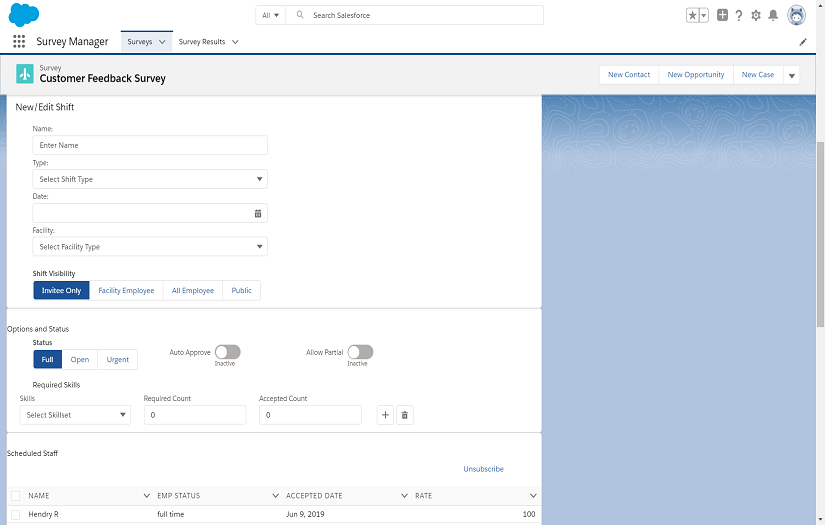 Workforce Management cloud solution screenshot 1